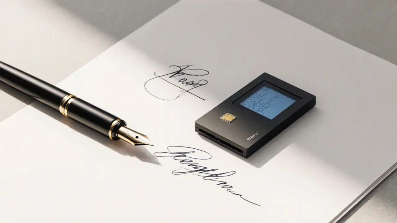 Digital Signatures vs Traditional Signatures in Crypto: A Practical Comparison