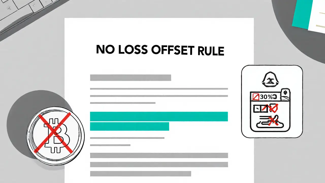 India's No Loss Offset Rule: How It Impacts Crypto Traders