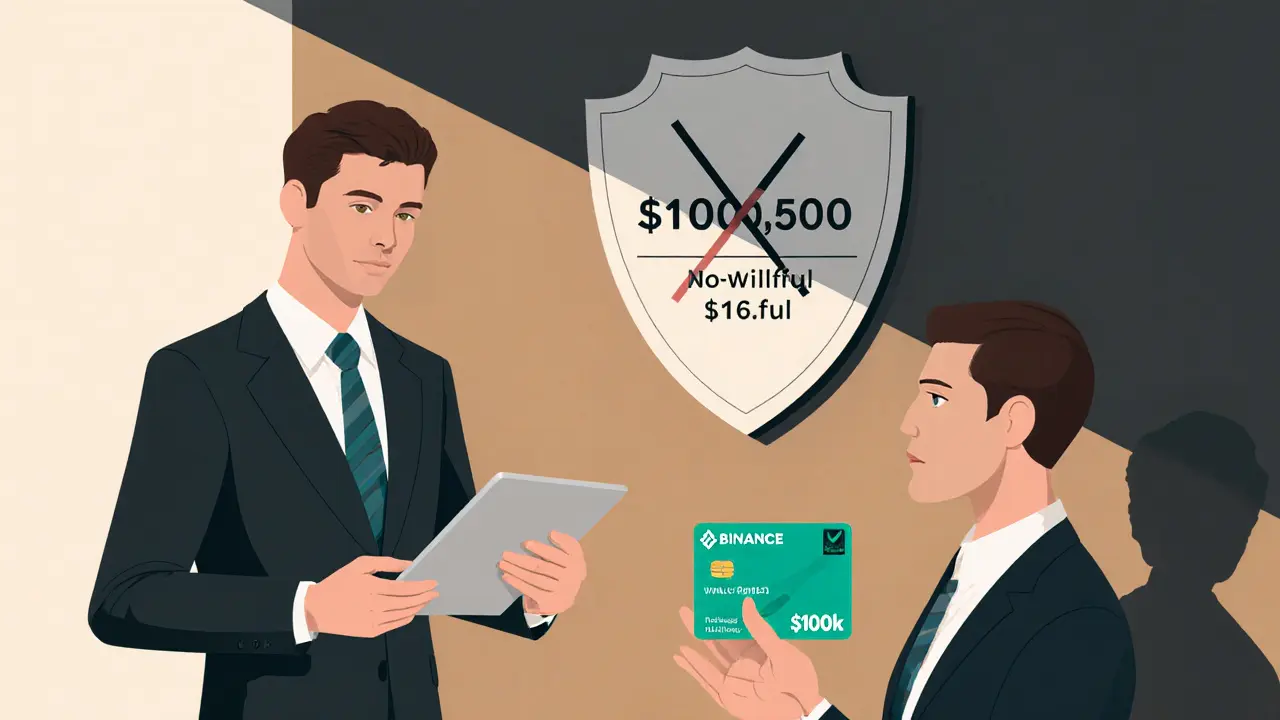 Sketch of a CPA showing a shield with 0,000 crossed out to a client holding a crypto card.