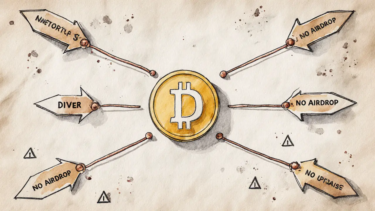 Abstract trading dashboard with binary options and DIVER token icon, no text