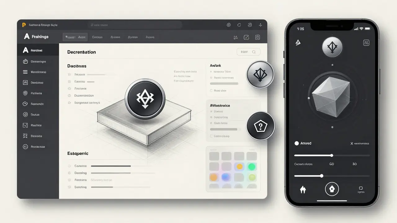 Hybrid crypto exchange interface showing centralized trading and decentralized wallet swap side by side.