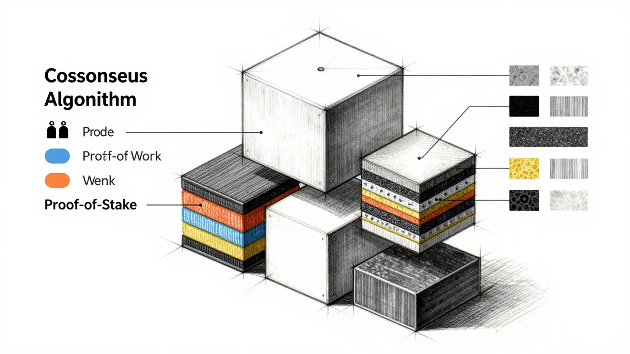 Product sketch of weighted blockchain blocks.