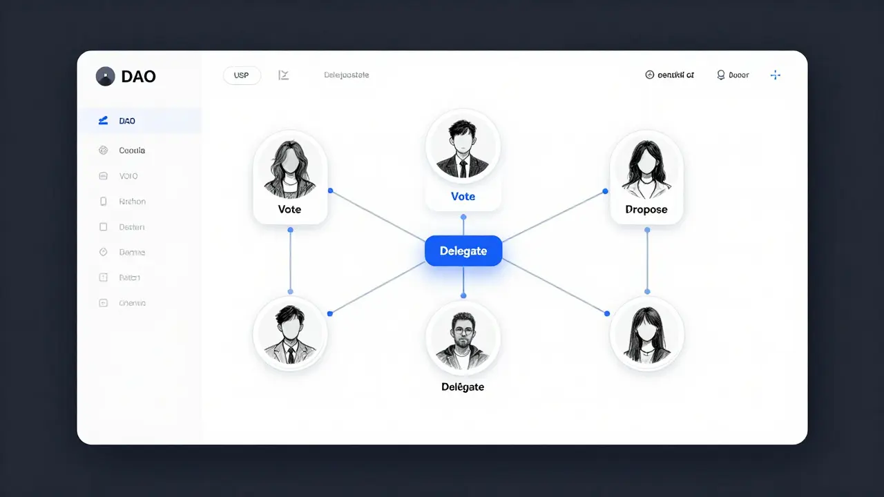 Product design sketch of a decentralized voting interface module