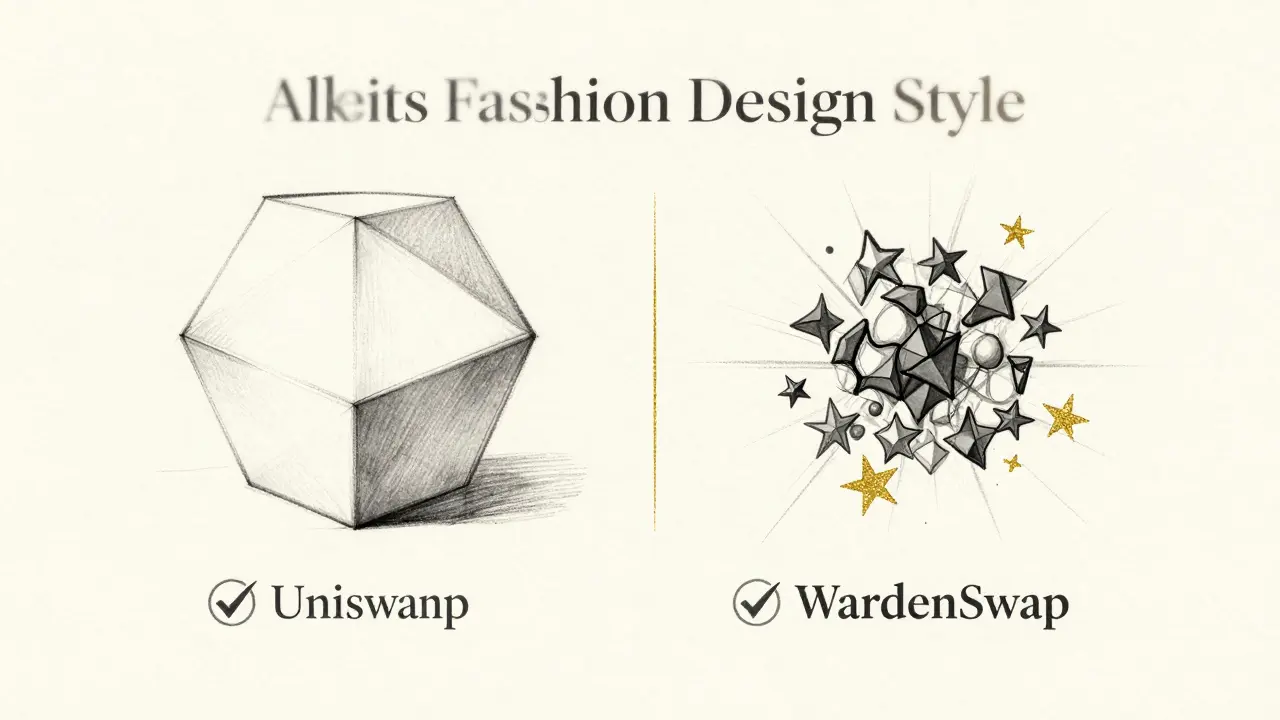 Comparative design study showing stable vs unstable DEX