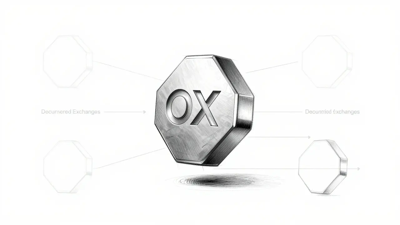 Technical sketch of OX token as isolated asset