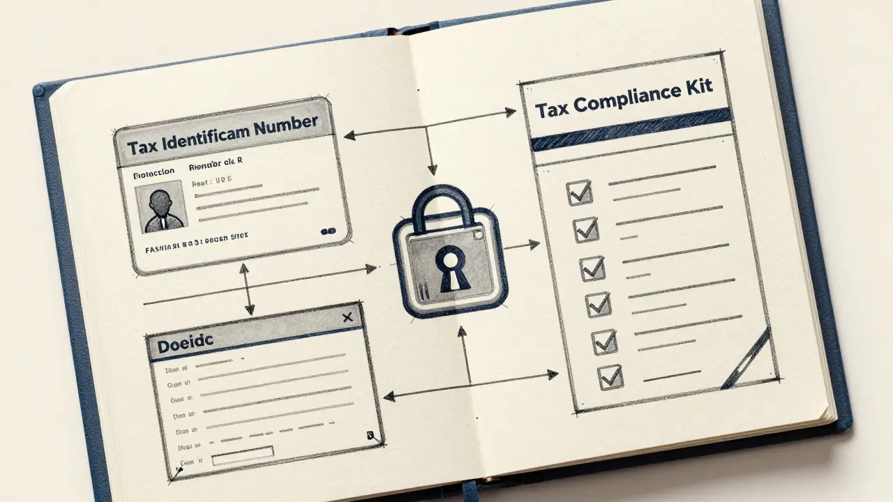 Design sketch of crypto tax compliance documents