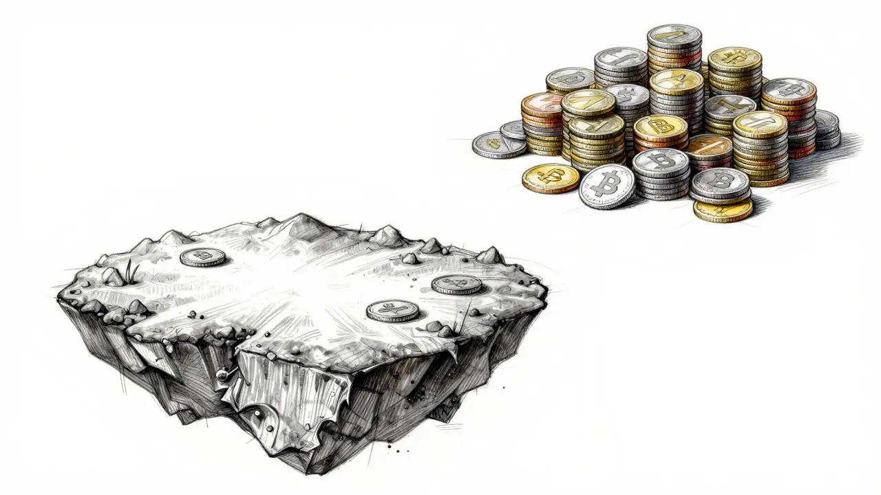 Design study showing isolated low-liquidity exchange