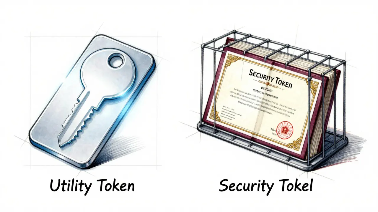 Utility Tokens vs Security Tokens: Key Differences, Risks, and Use Cases