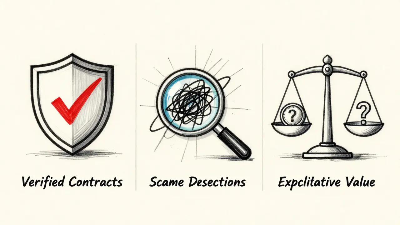 Product design sketch illustrating DeFi safety and risk factors